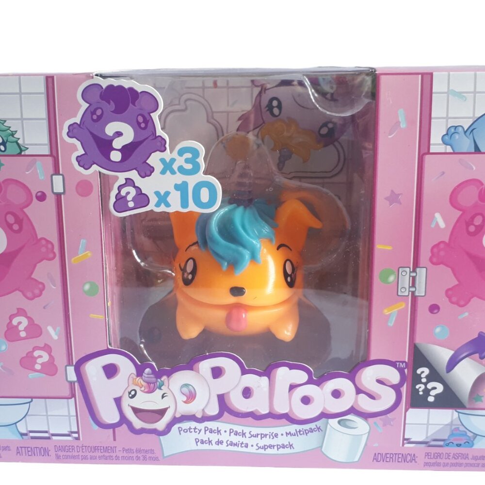 Pooparoos Potty 10 Surprises Multipack Pretend Play Unicorn Figure